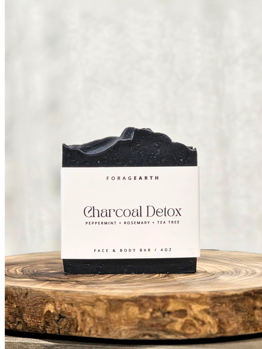 Charcoal Detox Face & Body Bar